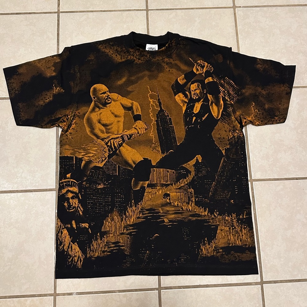 RARE Modern Boot AOP WWE Stone Cold Steve Austin and Undertaker